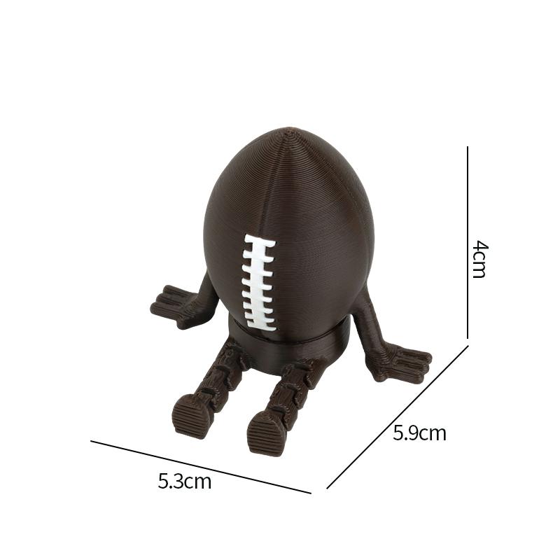 3D Printed Soccor 3D Printed Ball Ornament Desk Accessories Home Decor Soccer Game Gifts Funny Party Favors