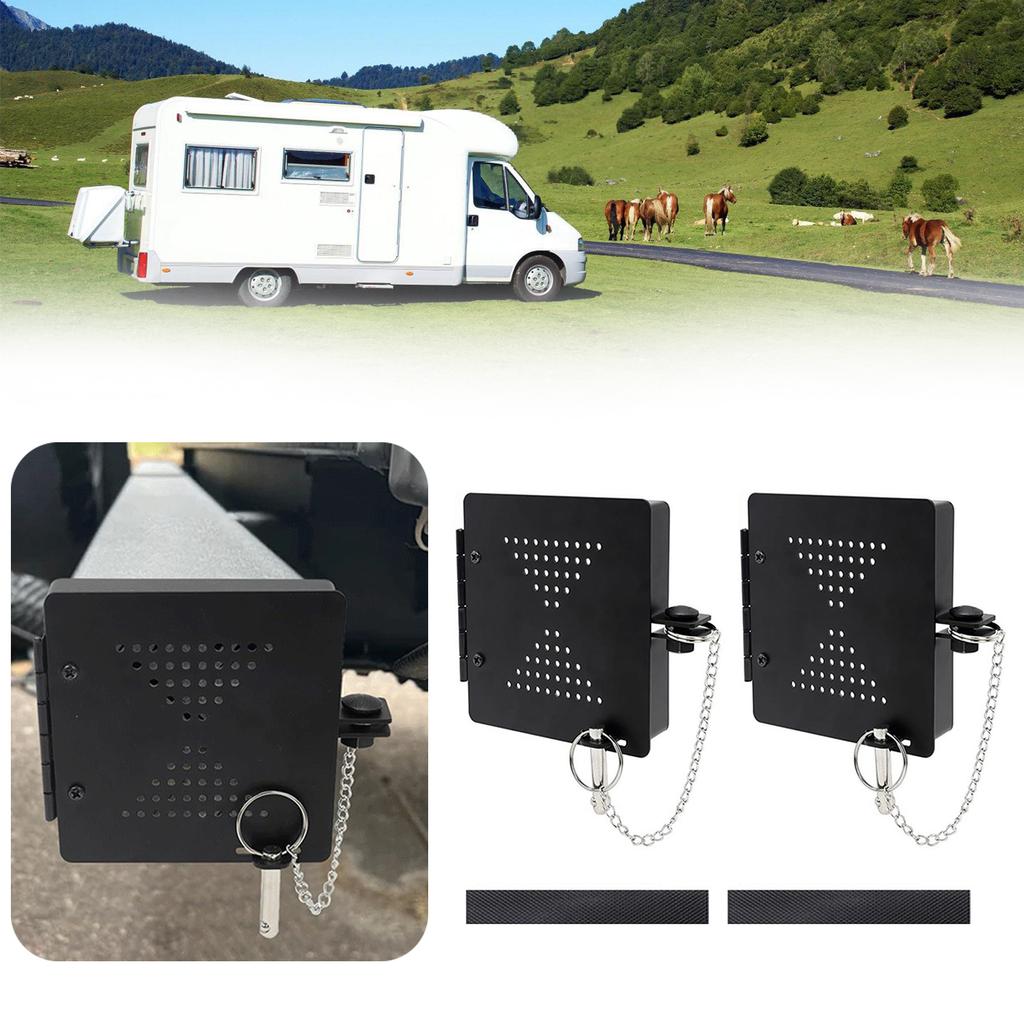 Portable Sturdy Campers Bumpers Cover Set of 2 Secure Your Sewer Hose on Road Fit 4Inch Bumpers Daily Casual Use