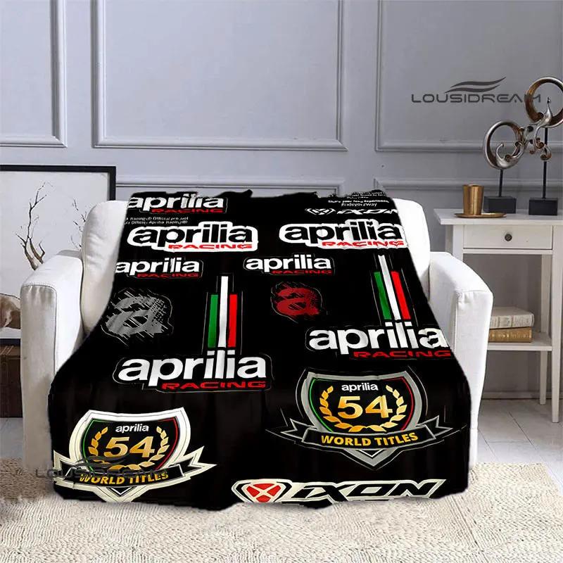Aprilia Motorcycle Logo Printed Blanket Children's Warm Blanket Soft and Comfortable Blanket Home Travel Blanket Birthday Gift
