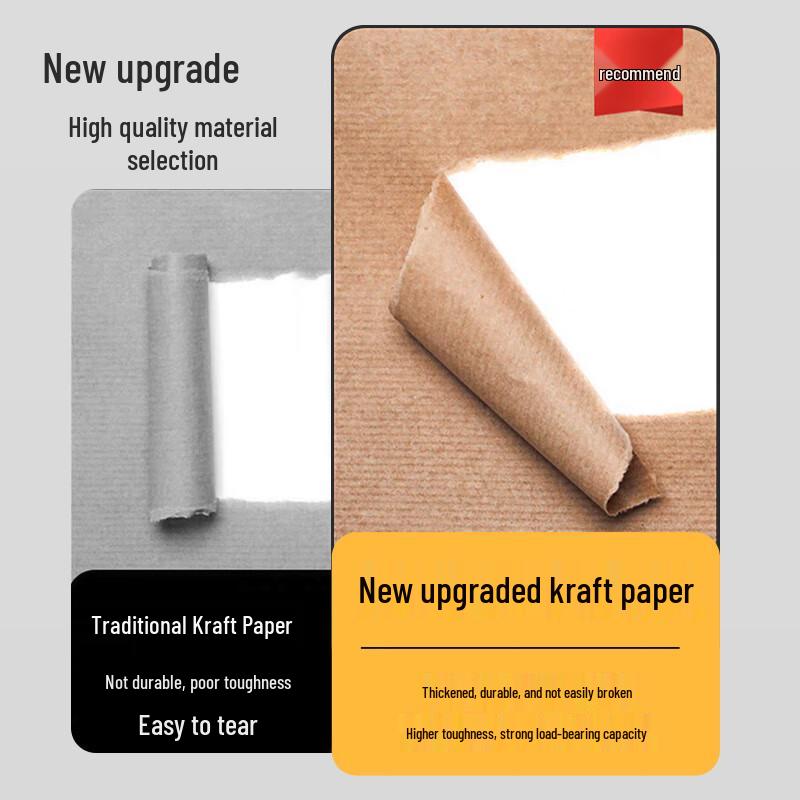 Keruier Kraft Paper Gift & Takeout Bags with Handles