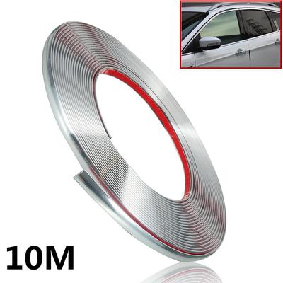 12.5m Chrome 3M Adhesive Car Door Body Edge Moulding Trim Guard Strip Protector