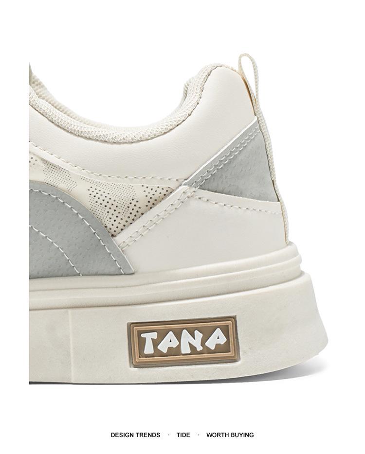 Men's Summer Breathable Canvas Sneakers - Trendy Thick-Soled White Casual Skate Shoes