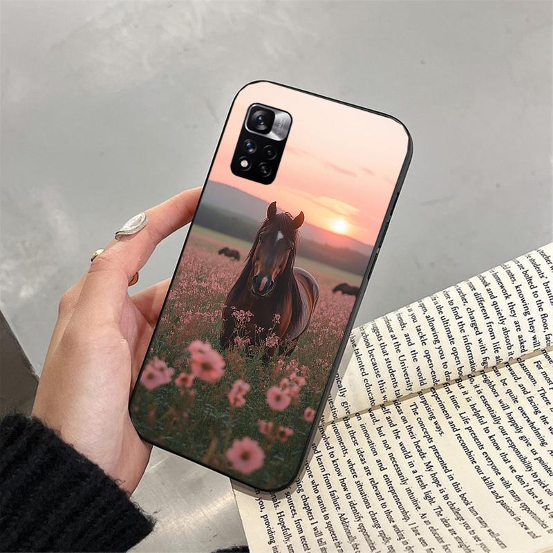 Phone Case For Xiaomi Poco C71 15T 14T Pro Redmi note 15 14 14 13 Pro Redmi A5 15C 13C foal Horse