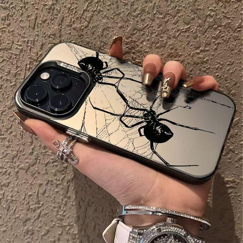 Personalized spider color silver shell for Apple 11/11/11 pro mobile phone case 11promax11/11/11X