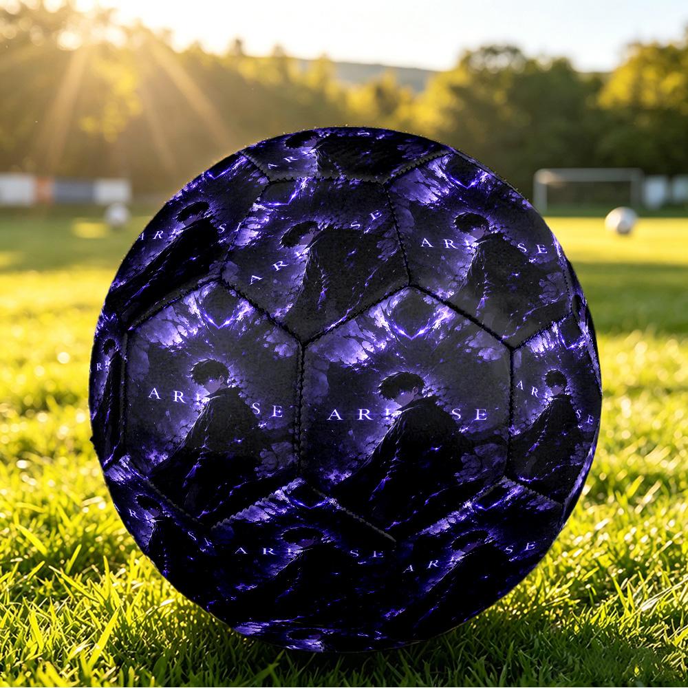 Solo Leveling Size 5 Soccer Ball, Durable Standard Football For Training Match Outdoor Sports