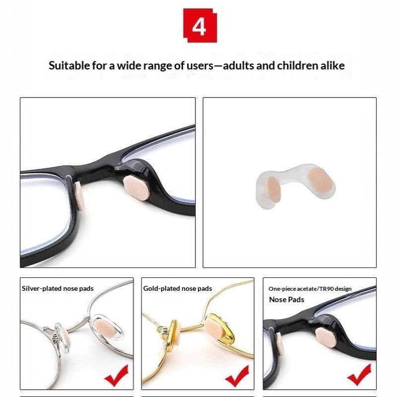 16Pcs Self Adhesive Non-Slip Eyeglass Nose Pads Soft Foam Nose Pads Thin Nosepads For Eyeglasses Sunglasses Glasses