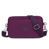 New Nylon Coin Phone Bag Three-Layer Horizontal Casual Middle-Aged Mom Bag Versatile Fashion Shoulder Crossbody Bag