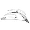 2Pcs Silver Front Fog Lamp Cover Trim Accessories For Ford Explorer 2016-2017 Us