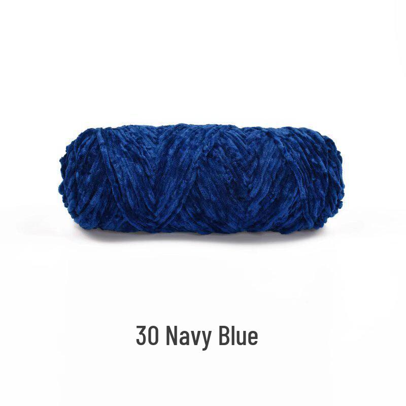 Handmade Chenille Yarn Ball: Velvet Thick Crochet and Knitting Material