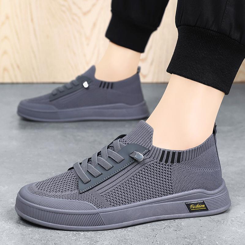 Men's Casual Sneaker Summer Men's Shoes Breathable Soft Elastic Band Outdoor Walking Sports Casual Shoes Free Shipping
