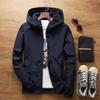 Men's Casual Coat Spring Autumn Bomber Jacket Hooded Windbreaker Sport Running Jackets Men