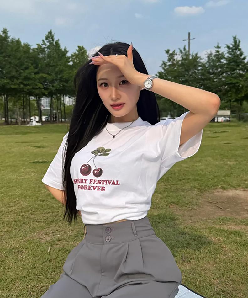 Koso Cherry Festival T-Shirt (White)