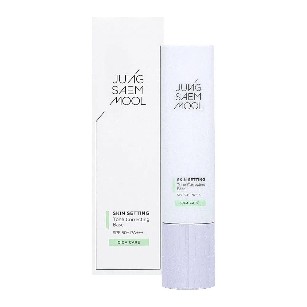 

JUNG SAEM MOOL Skin Setting Tone Correcting Base 40ml Makeup Base for Redness-Prone Skin Tone-Up Sunscreen Skin Setting Tone Correcting Base 40ml