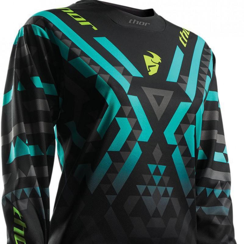 Mens Cycling Jersey Long Sleeve Quick Dry Breathable MTB Mountain Bike Racing Shirt Outdoor Sports