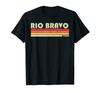 RIO BRAVO TX TEXAS Ville drôle Maison Route Cadeau Rétro Années 70 80 T-shirt