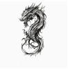 Waterproof Dragon Pattern Tattoo Stickers Men'S Temporary Tattoo Stickers Fake Tattoo For Women Hand Arm Chest Body Art