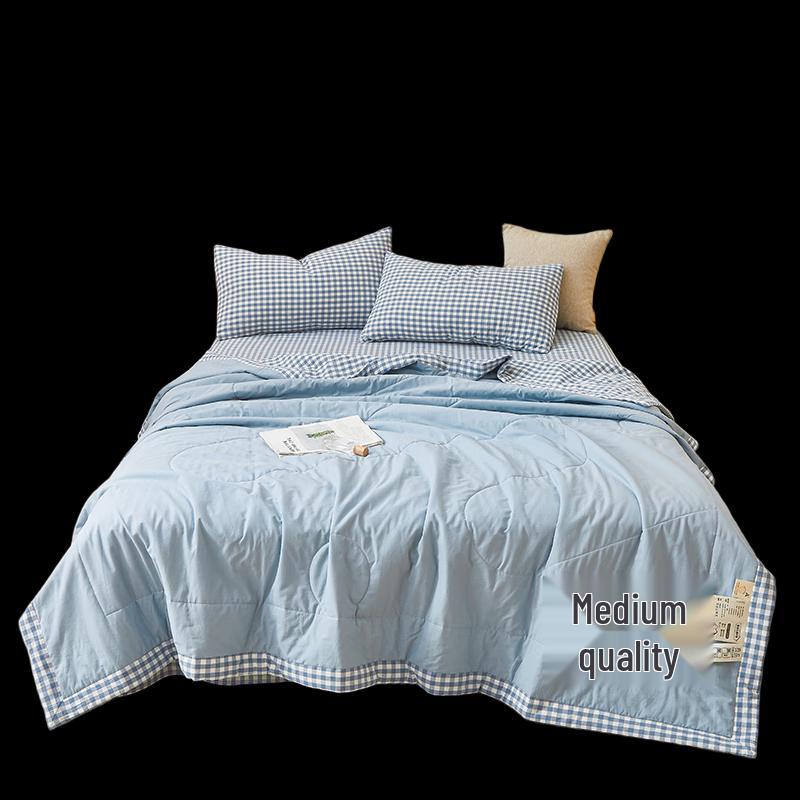 Muji Yarn-Dyed Washed Quilt