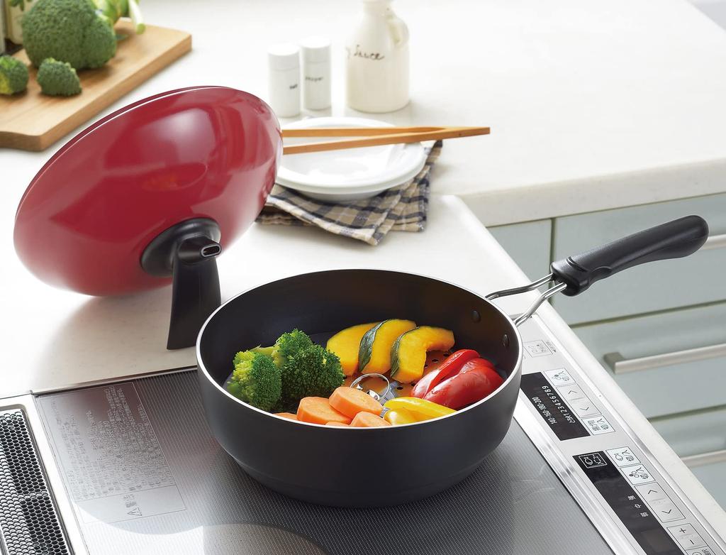 Maron Frying Pan 24cm NEW Maron Pan Red MR-003