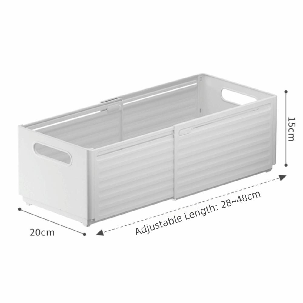Stapelbarer ausziehbarer Schubladenorganizer Stapelbare Küchenorganizer Schrankaufbewahrung
