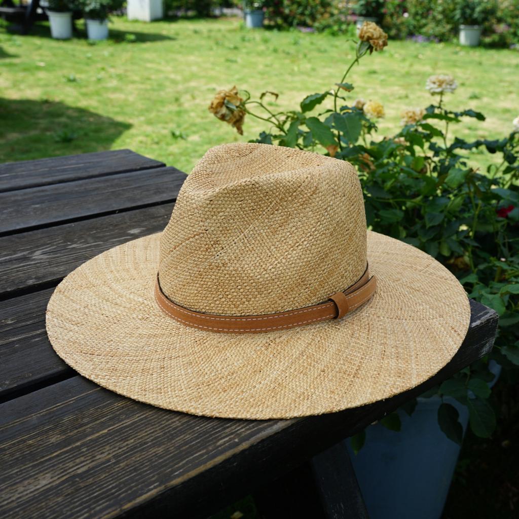 Summer Men'S And Women'S Korean French Retro Wide-Brimmed Grass Woven Straw Hat Panama Jazz Top Hat Shading Holiday Beach