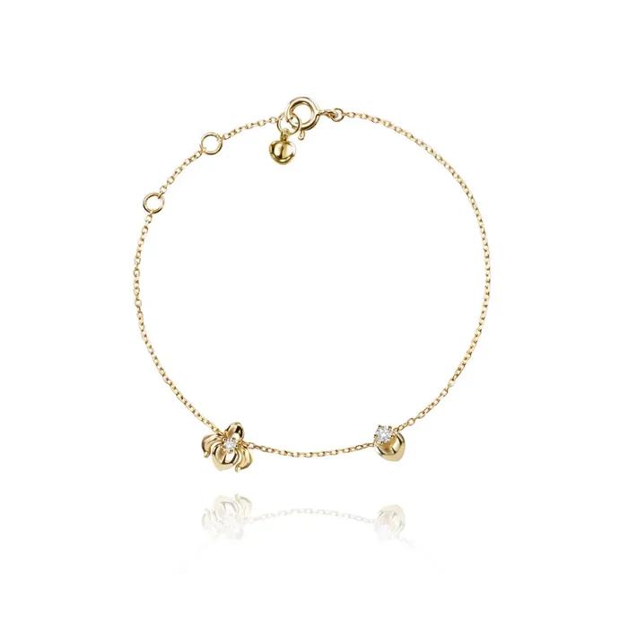 Martin Bracelet 14k Gold Bracelet MARTIN_Bracelet_MTB2FLSTS