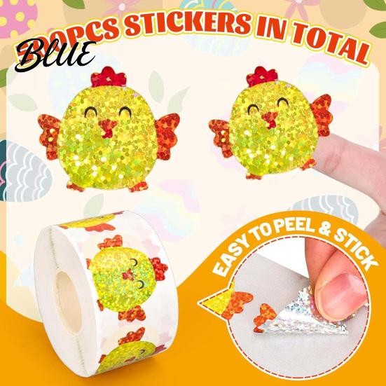 Halloween Sealing Stickers 500PCS Stickers Self-Adhesive Holographic Labels Decorative Festive Adhesive Holiday Party Favor Labels Decals