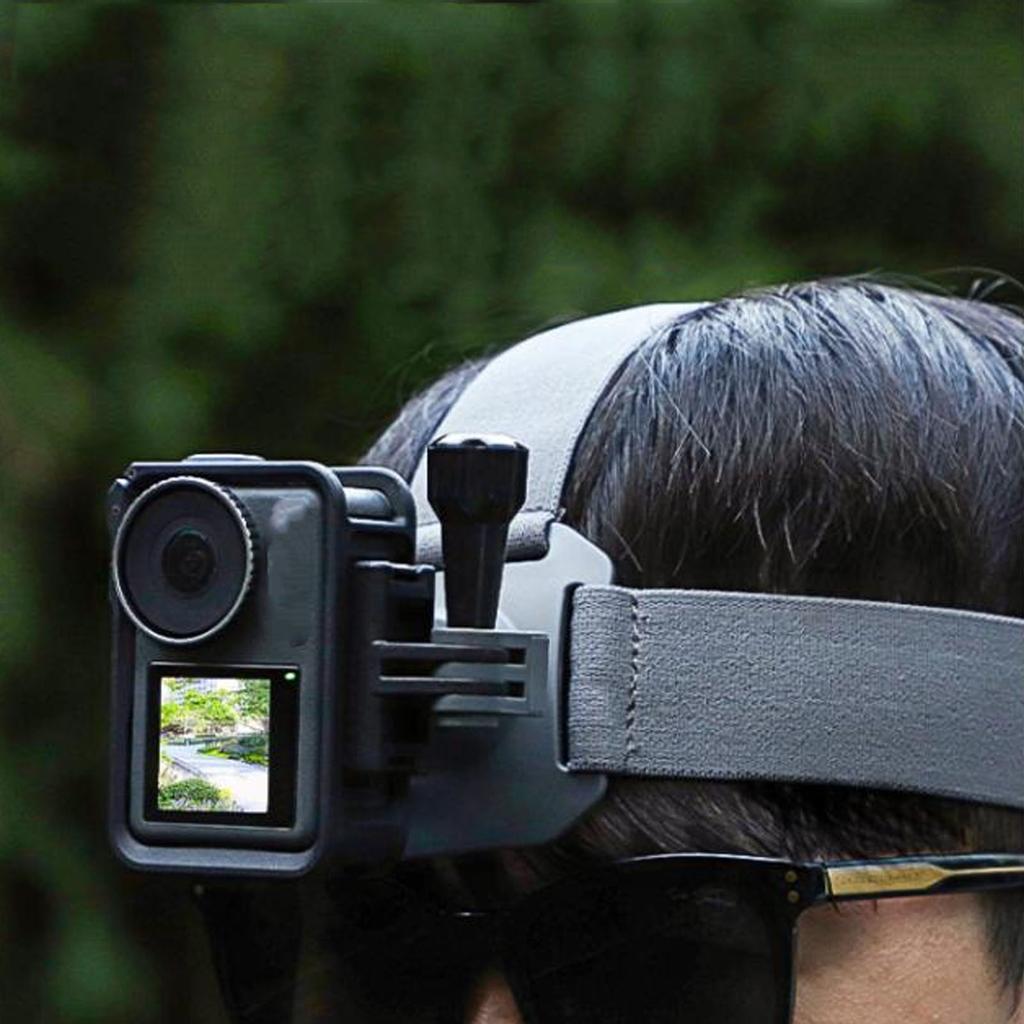 Action Camera Head Mount Strap Wearable Head Belt Action Camera Accessories for Cycling Running