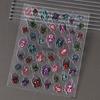 Xiaomi 2pcs Glitter Spider Nail Art Stickers Halloween Spider Web Gothic Holographic Nail Decals Adhesive Sliders Decorations Manicure