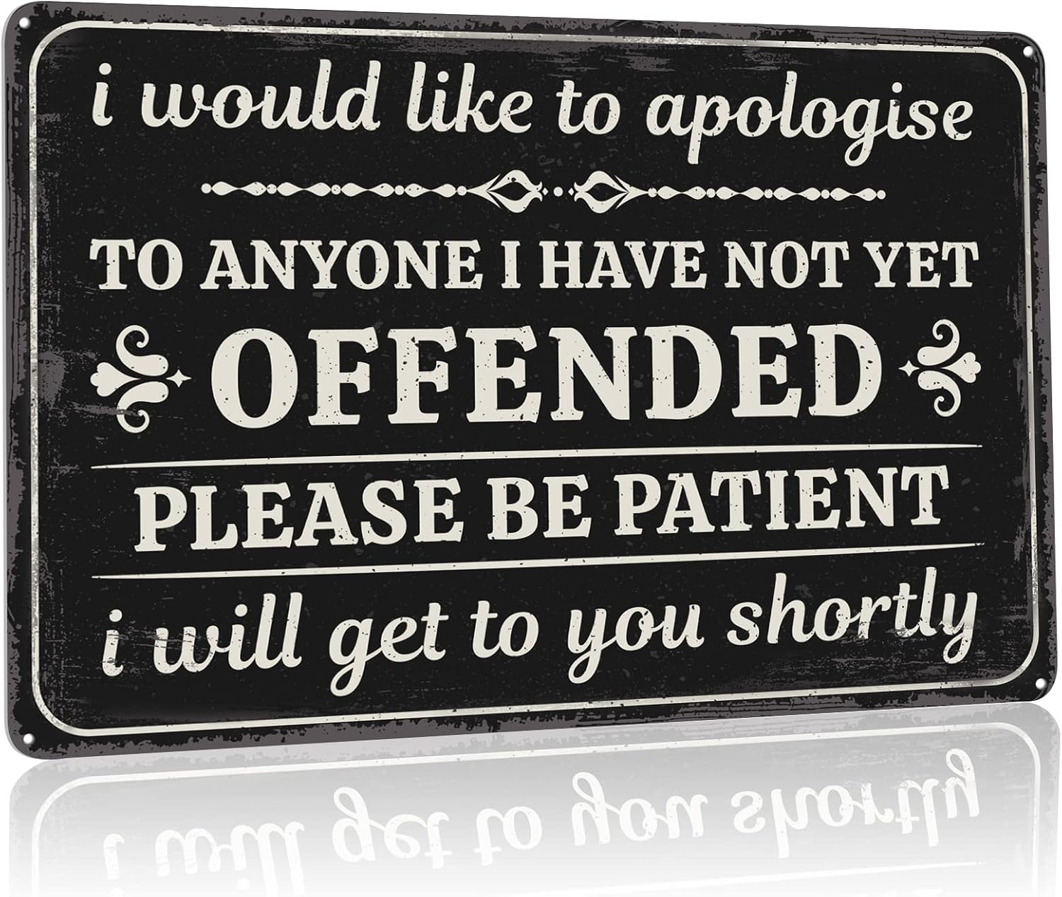 

Man Cave Decor Bar Signs for Home Bar Funny Garage Signs Vintage tin Signs Gothic Decor Suitable for Home Office Cafe Kit 20x30cm（7.8x11.8inch）