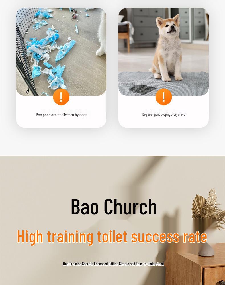 Plastic Grid Dog Toilet Pad: Anti-Stepping Design, Easy-to-Clean, Enlarged Size, Urine-Separating Potty Tray