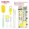 Misueta 6-Piece Baby Bottle & Nipple Brush Set