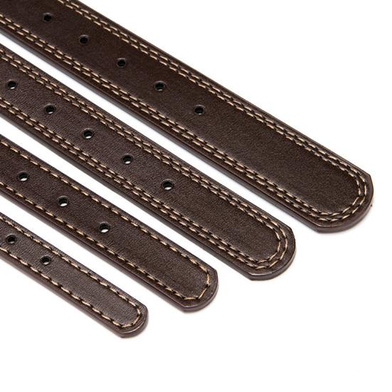 Collar Metal Buckle Adjustable Faux Leather Dog Collar for Outdoor