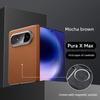 Genuine Leather Center Axis Protective Phone Case for Huawei Pura X Max SULADA First Layer Cow Built-in Magnetic Phone Case