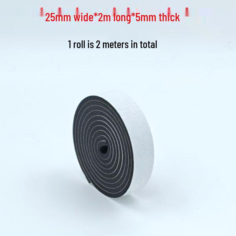 Black Self-Adhesive Fire Retardant Foam Tape
