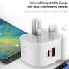 USB C Nabíjecí Zástrčka 25W PD USB Typ C Rychlá Nabíječka Rychlá Nabíječka Telefonu Nástěnný Adaptér Pro iPhone 15 14 13 Pro Xiaomi Samsung