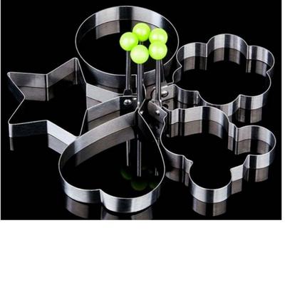 430 Stainless Steel Egg Omelette Omelette Mold Love-shaped Egg Omelette Egg Mold Heart-shaped Egg Ring