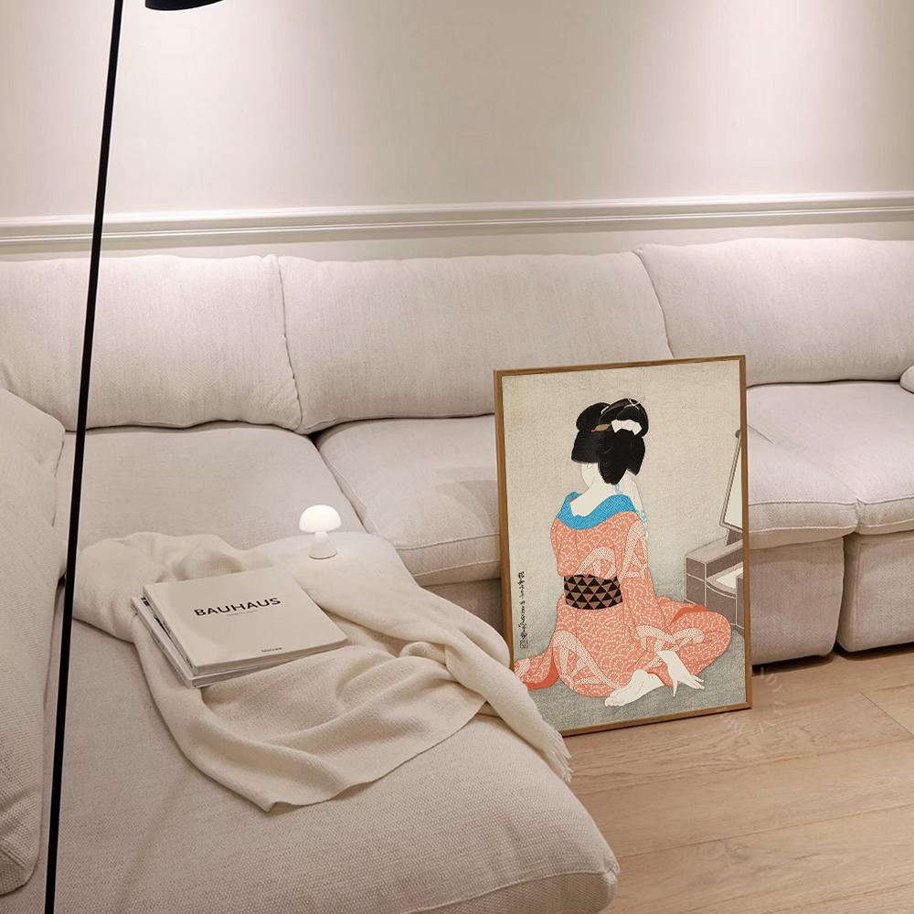 Japoneză Femeie Ukiyoe Galerie de Artă Poster Kimono Femeie Retro Baie Pânză Pictură Print Sexy Geisha Camera Decor Home Decor Vintage