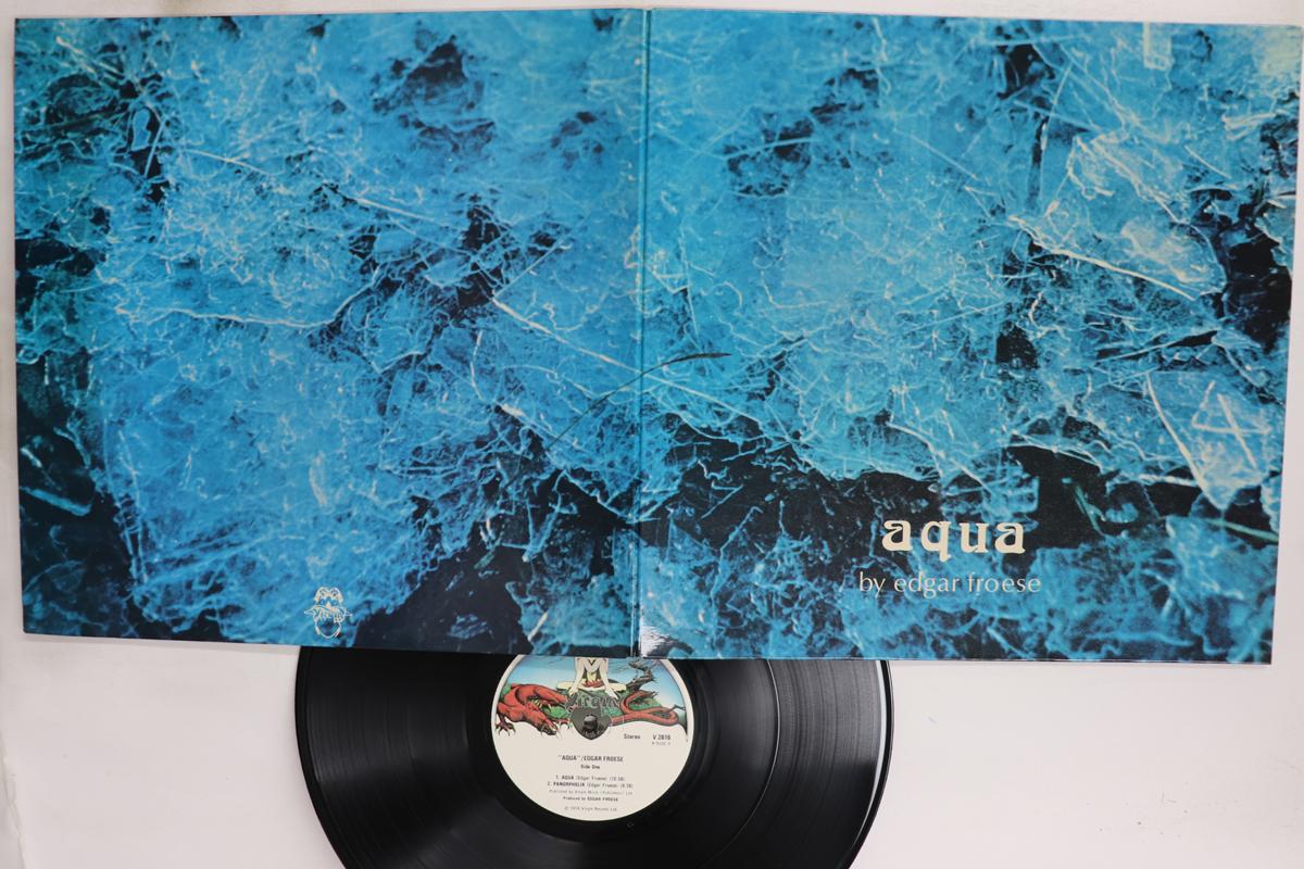 

LP Record EDGER FROESE Aqua V2016 VIRGIN 1974 UK Rock Used