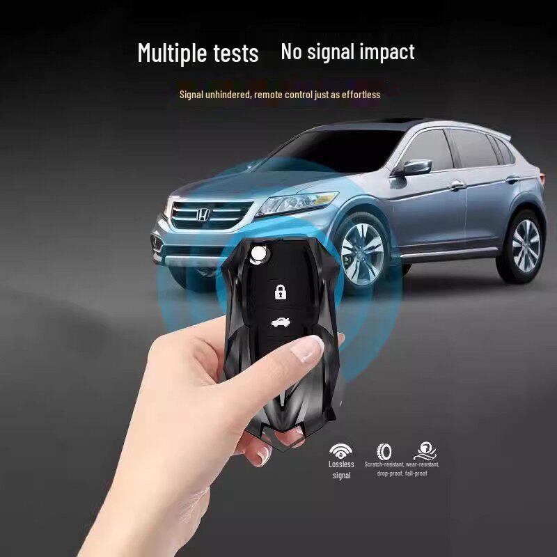 Volkswagen Key Case: Cross-Border Compatible for Lingdu, Tuangxid4x, Weiran, ID.3, ID.6X - Silver Edge, Black & White Design
