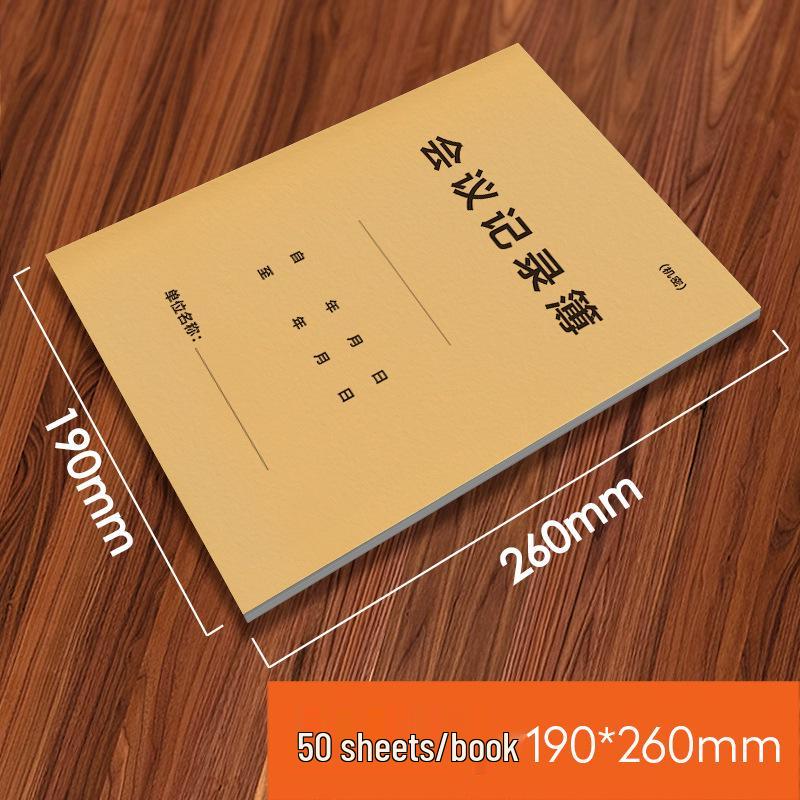Business Meeting Minutes Notebook