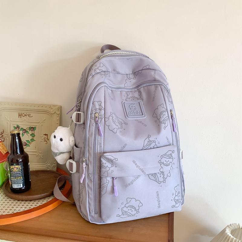 college style simple and versatile high school students junior high school students large capacity backpack computer backpack