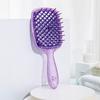 Brosse à cheveux démêlante à paillettes, peigne de massage, peigne pour cheveux emmêlés, brosses creuses pour cheveux bouclés et mouillés, peignes de salon DIY, outil de coiffure