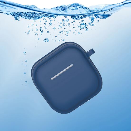 Custodia protettiva per Airpods 4 (2024) Custodia morbida in silicone per auricolari con clip per il trasporto, anti-caduta, antipolvere, facile da ricaricare, portatile, resistente alla polvere, auricolare
