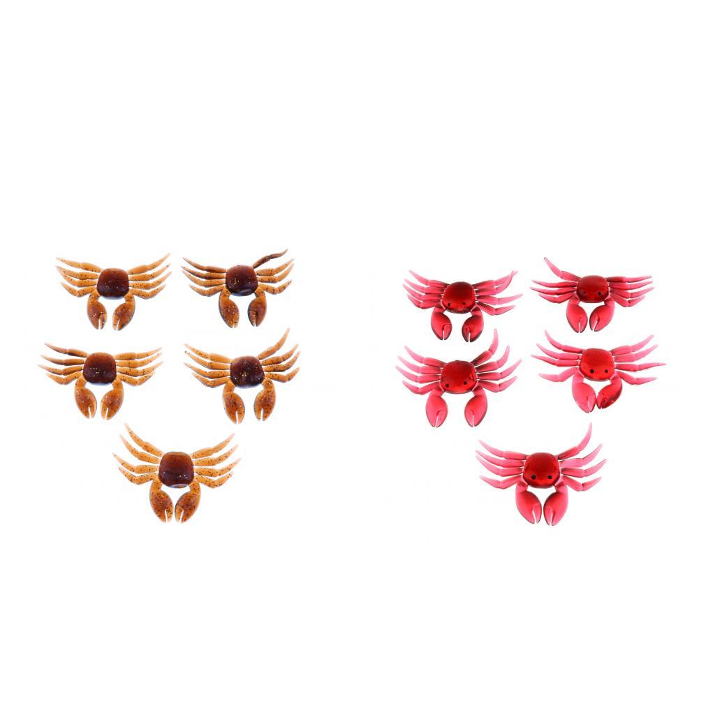 5Pcs Silica Gel Soft Fishing Lure Lures Saltwater Artificial