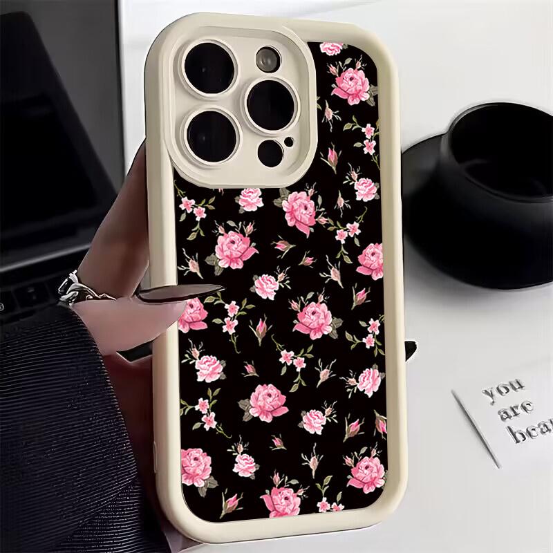 Funda de teléfono para Xiaomi suave y pálida con flor pequeña Redmi Note 13 Pro Plus 5G 12S 11S 10S 9 10 11 12 Redmi 12C 13C 10C 12 4G
