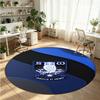 Sheffield Wednesday Football Printed Round Crystal Velvet Rug Soft Non Slip Floor Carpet For Bedroom Holiday Gift
