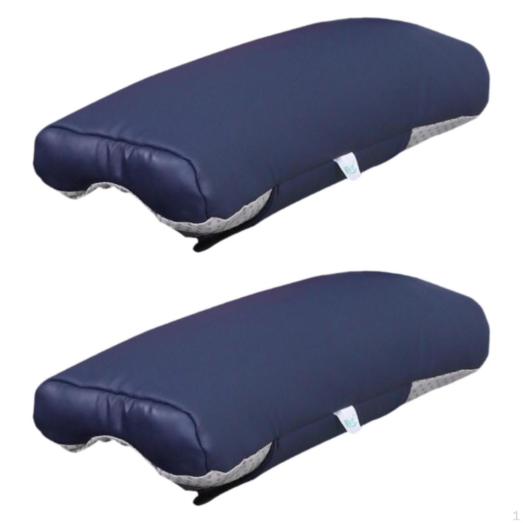 2x Wheelchair Armrest Cushions Non Slip Comfortabe Arm Rest Pad Accessories