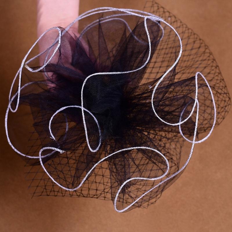 Stage Performances Headdress Breathable Meshes Headwear Teas Party Headpiece for Bridal Wedding