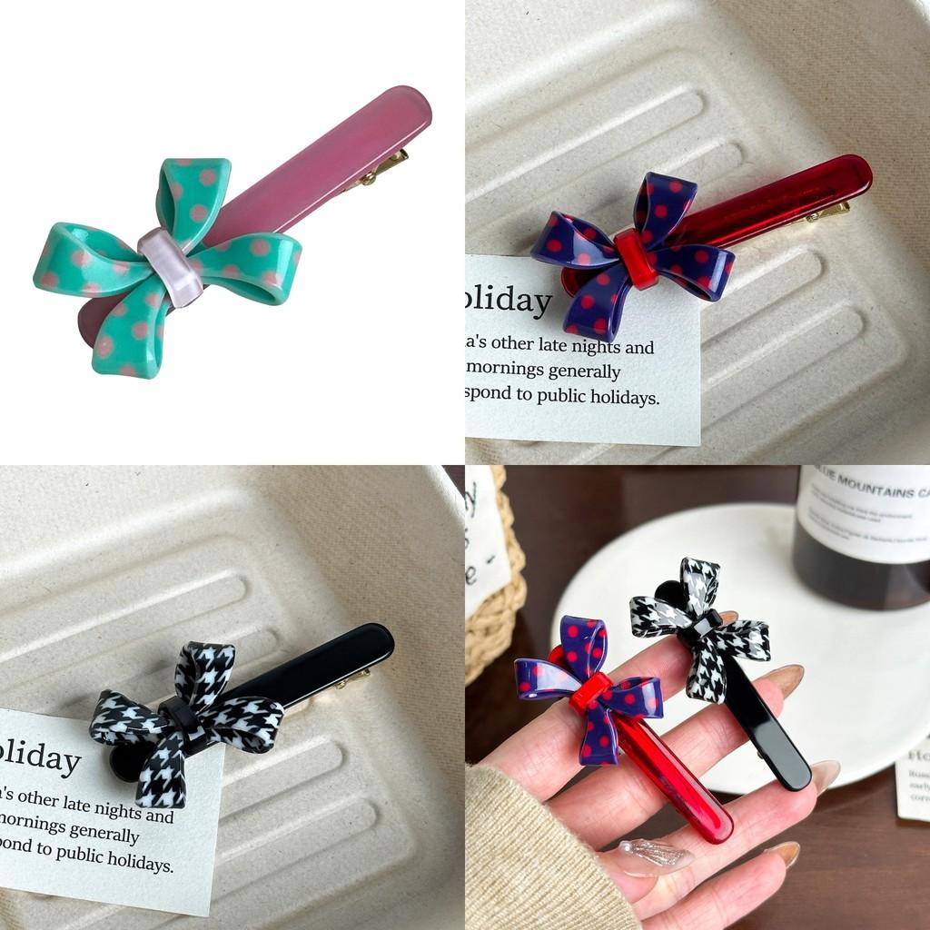 Modern And Cute Polka Dot Bow Hair Accessories Perfect For Womens Everyday Use