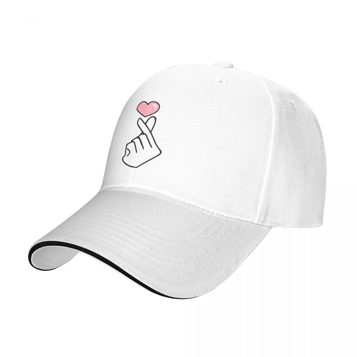 

Kpop Korean Finger HeartCap Baseball Cap Hat beach military tactical cap Hat for girls Unisex s